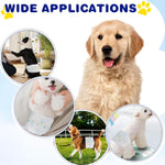 XPCARE disposable male dog diapers showing the breathable outer material designed for pet comfort.