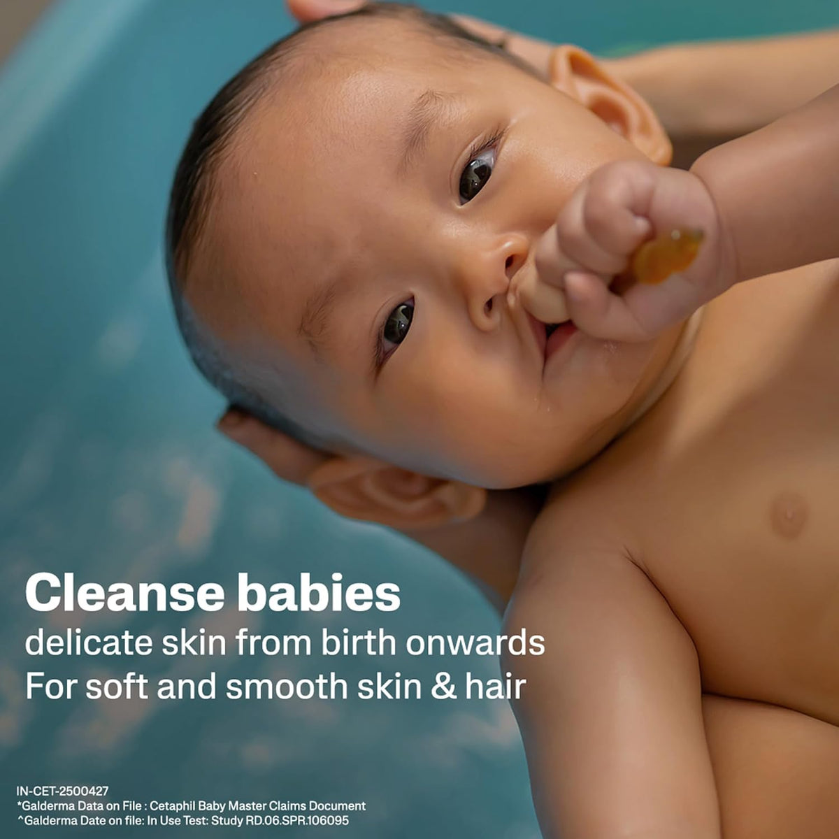 Cetaphil baby wash packaging angle shot
