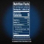 Close up of the sleek black 35 stick package of 5 Gum Peppermint Cobalt