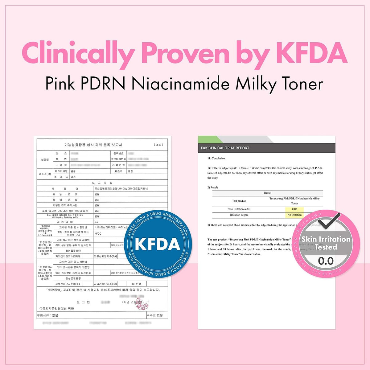 Application preview of the soothing ceramide and peptide skin barrier toner.