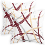 CaliTime Decorative Couch Throw Pillow Covers, 16 X 16 Inches, Teal | Pack of 2, Cozy Fleece Arc-shaped Abstract Geometric Lines Cushion Covers for Sofa Bed Living Room Farmhouse Home - Image 10