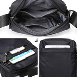 ZZINNA travel crossbody bag worn by model