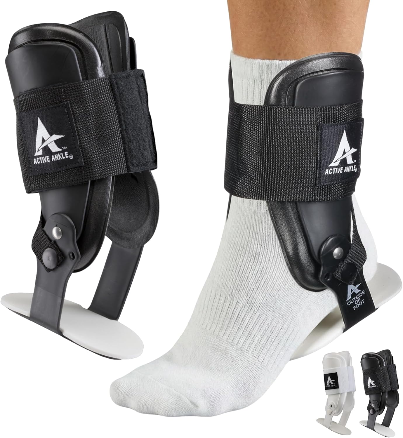 Cramer Active Ankle T2 brace front view stabilizer