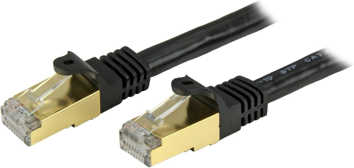 Snagless strain relief boot on Ethernet cable