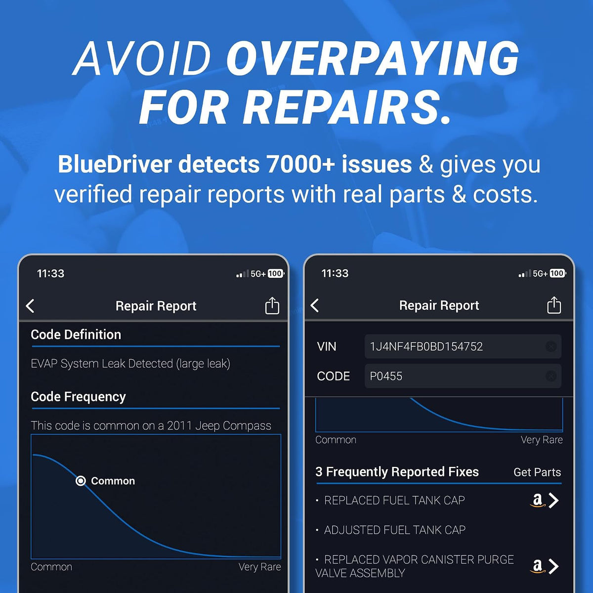 BlueDriver OBD2 Scanner Bluetooth, No Subscription, ABS SRS TPMS - Image 4