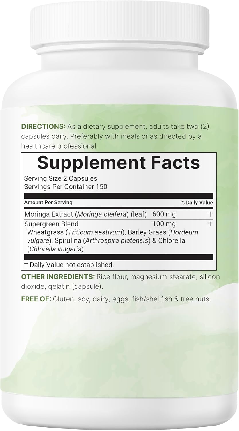Micro Ingredients Moringa Oleifera quality seal verification view