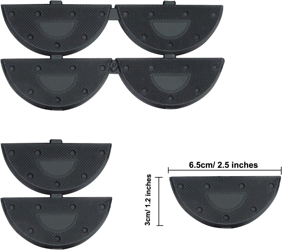 PETDCHEB thermoplastic polyurethane heel pads close up