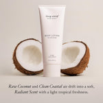 Gear Isle Deep Steep Pure Coconut body lotion back label details
