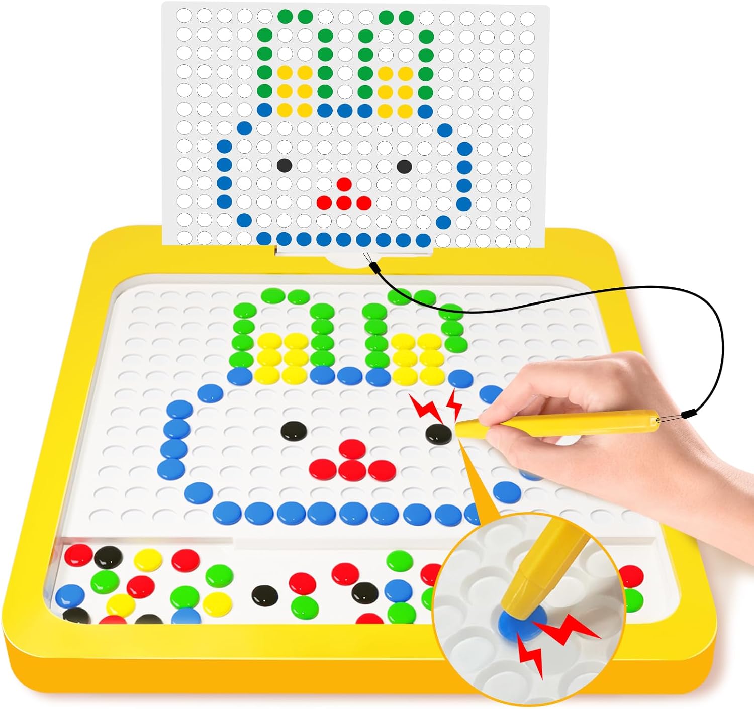 Sgile magnetic drawing board front view for toddlers