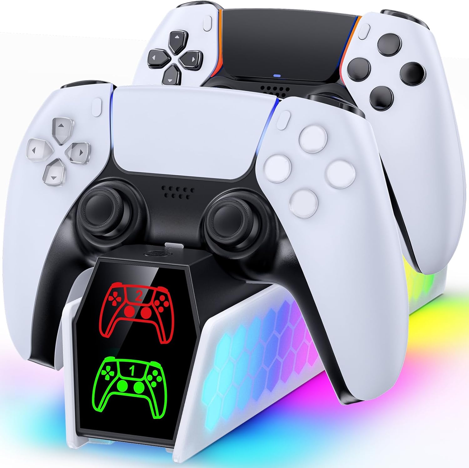 Gersker PS5 controller charger station front view