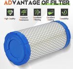 LOCOPOW engine air filter packaging and full view