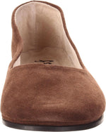 French Sole FS/NY women's slip-on shoe angled side perspective.
