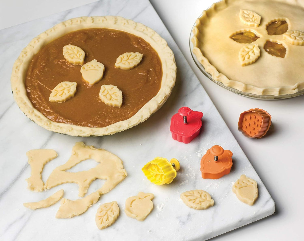 Fox Run 4-piece multicolor cookie cutter set showing all shapes