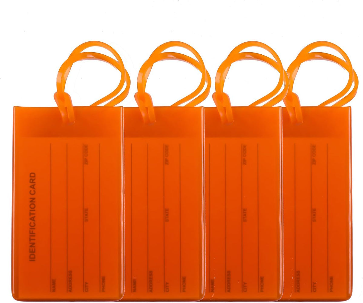 AI-DEE waterproof silicone luggage tags close up detail