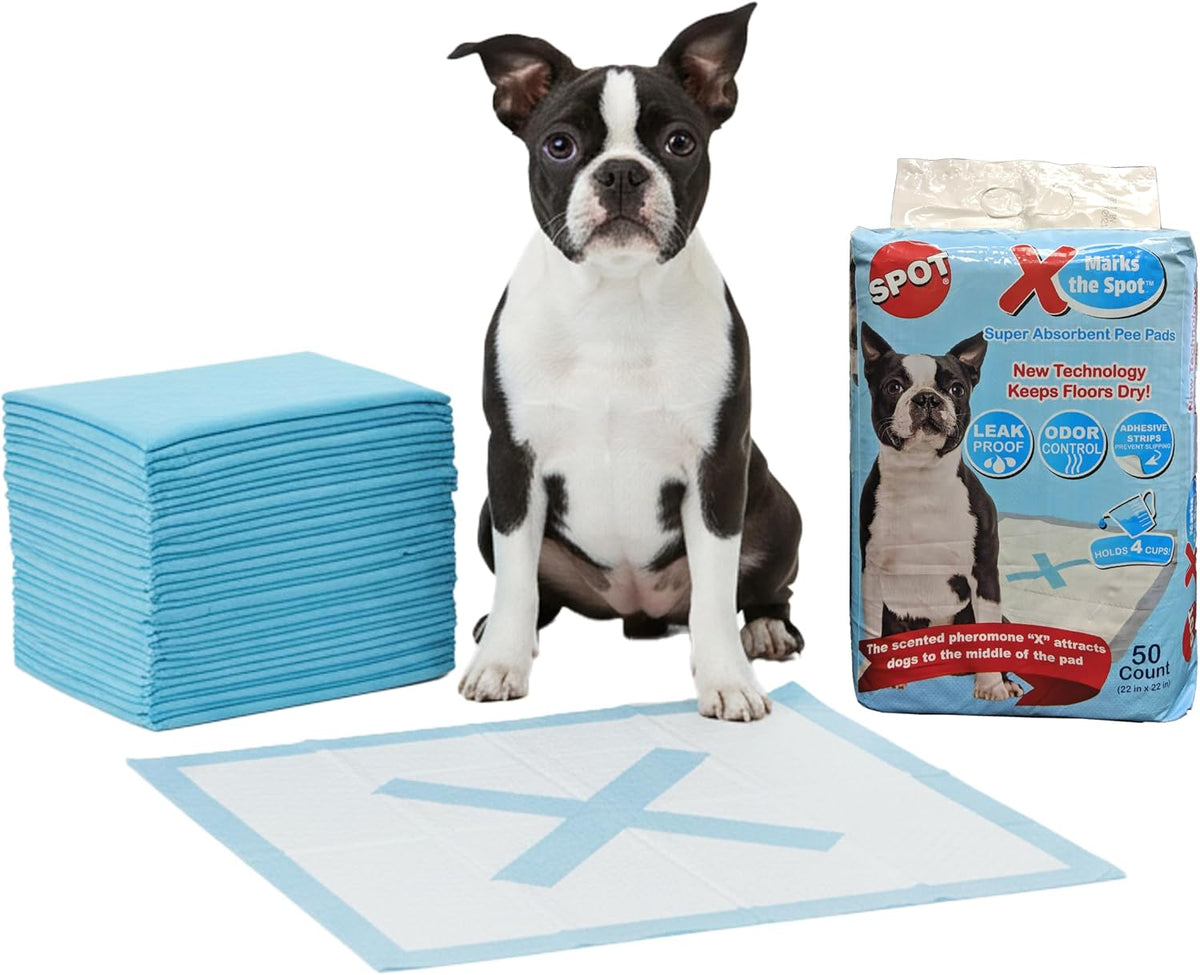 Spot puppy pads front view box packaging