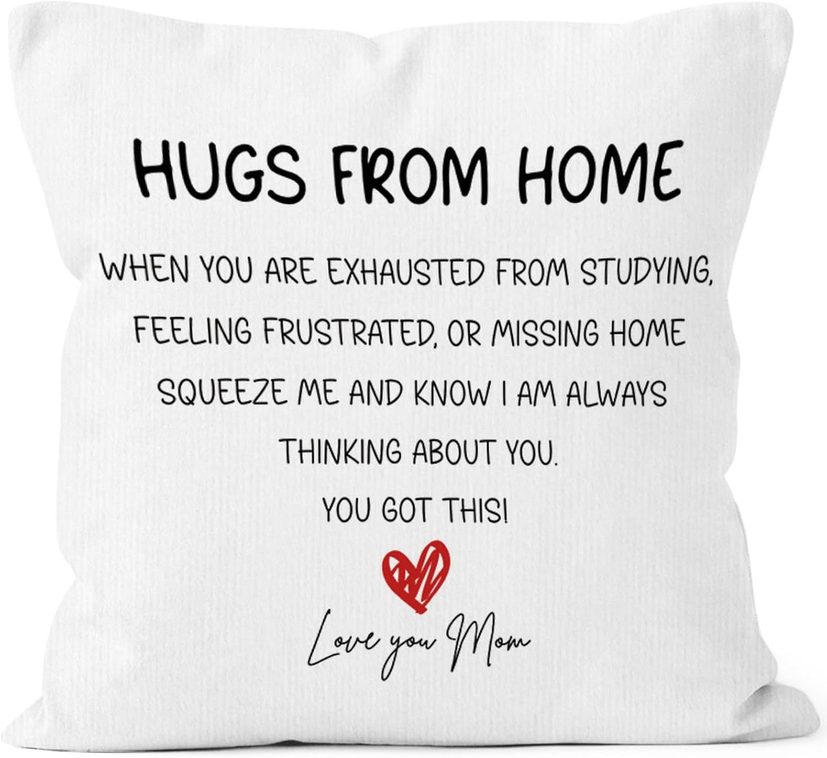 Funny Text Your Mom Throw Pillow Covers 18x18, College Dorm Room Classroom Decorative Square Pillow Cases, Have Fun Go to Class Decor Pillowcases, Back to School Gifts - Image 9