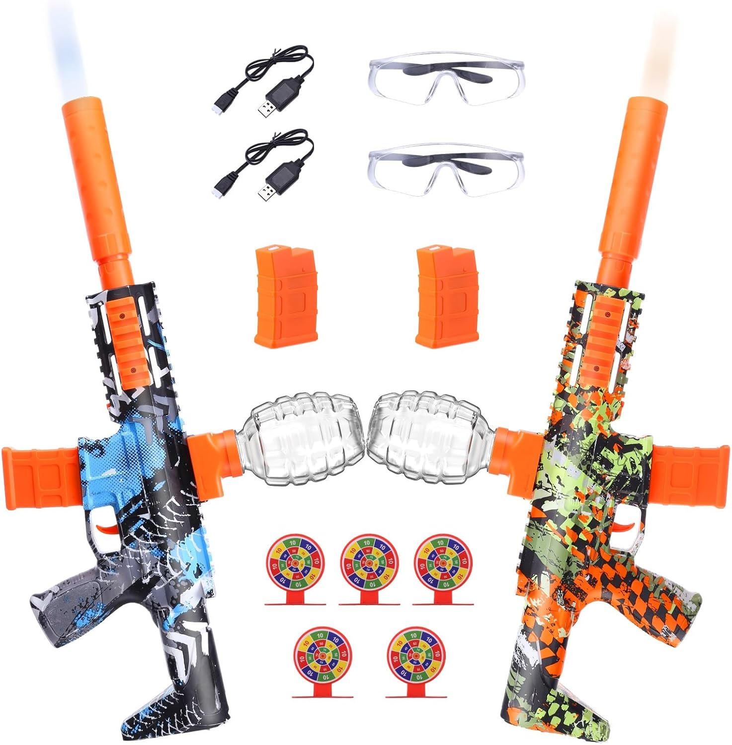 Jeskh 2 pack electric gel blaster front view