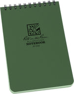 Rite in the Rain 4 by 6 inch notebook open pages