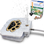 Bacoeng outdoor dog water fountain with paw activated pedal front view