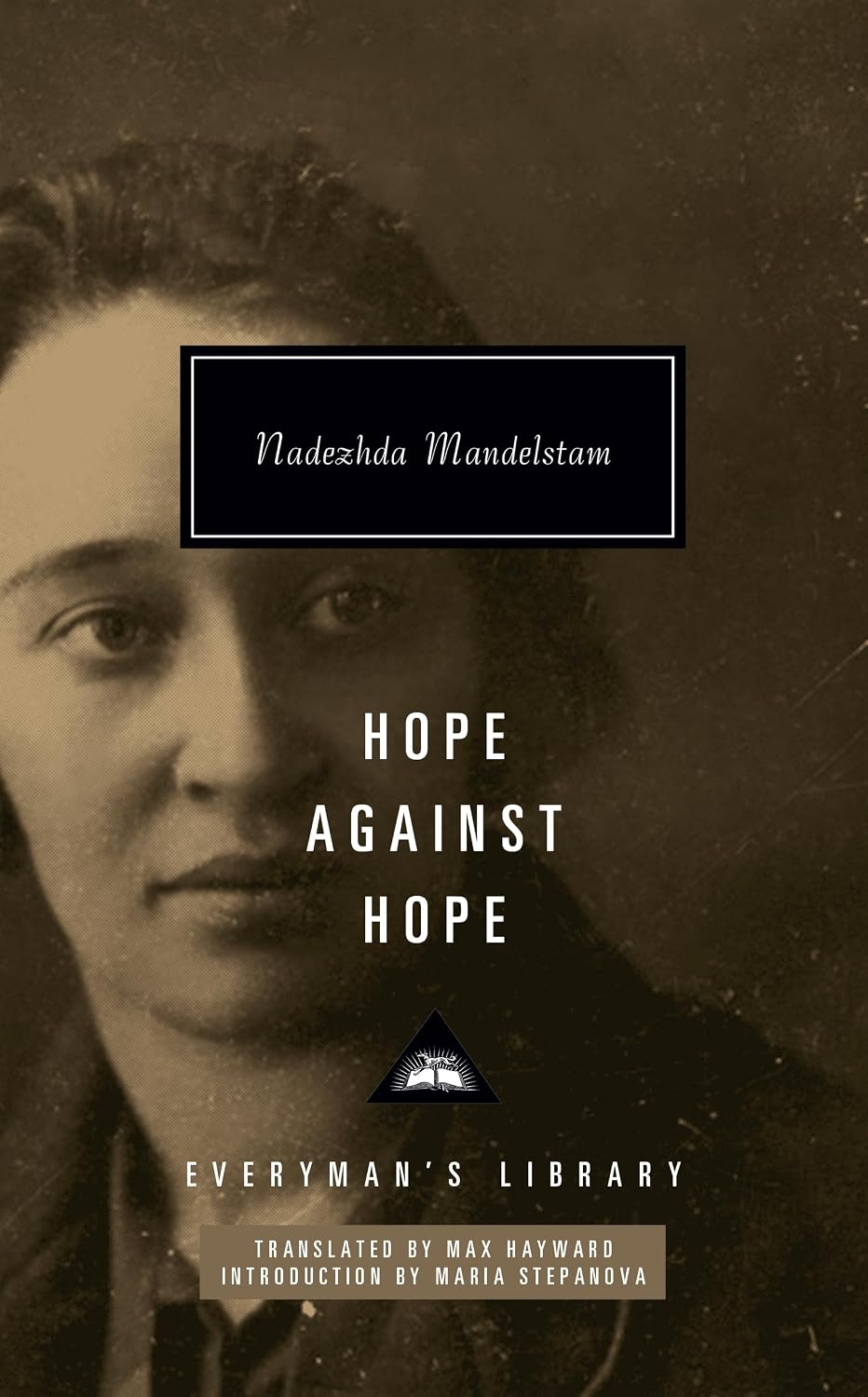 Nadezhda Mandelstam Hope Against Hope Everymans Library Hardcover front view classic book