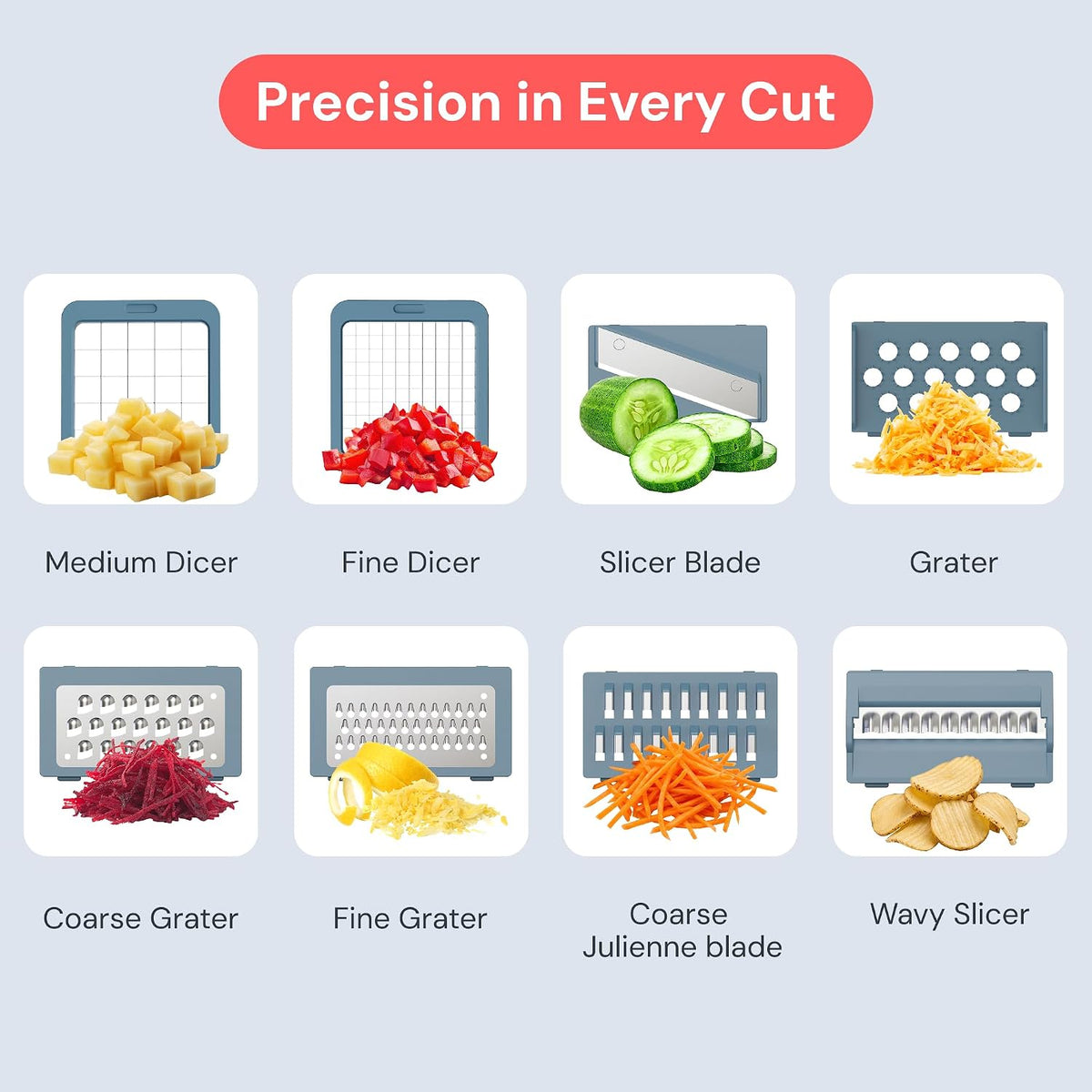 Fullstar vegetable cutter accessory kit