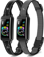 Keoge Smart Dog Bark Collar 2 Pack front view black