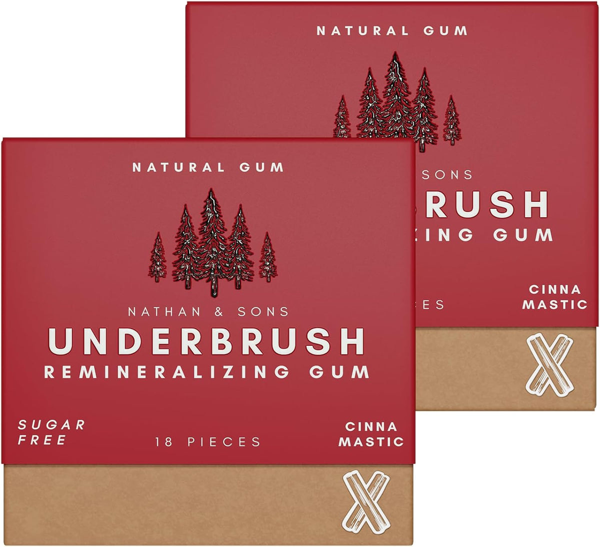 Underbrush Mastic Mint Remineralizing Natural Gum, Sugar Free Xylitol Gum with Hydroxyapatite, Supports Fresh Breath and Oral Health, Tree Sap Base, Gluten Free, No Sucralose or Aspartame, 4 Pack - Image 11