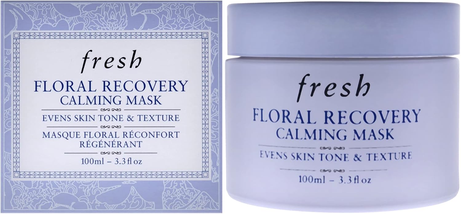 Fresh Floral Recovery Calming Mask front view packaging buy imported beauty