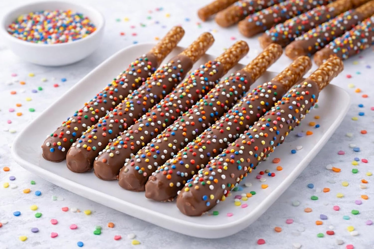 The Brittle Box Candy Co. handcrafted salty sweet pretzel snack tub