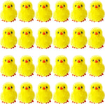 Baaxxango 24 pieces Easter fluffy chicks front view