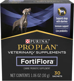 Purina FortiFlora canine nutritional supplement powder individual sachets for dog digestive health