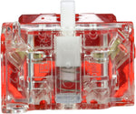 Schneider Electric 30mm contact block mounting mechanism