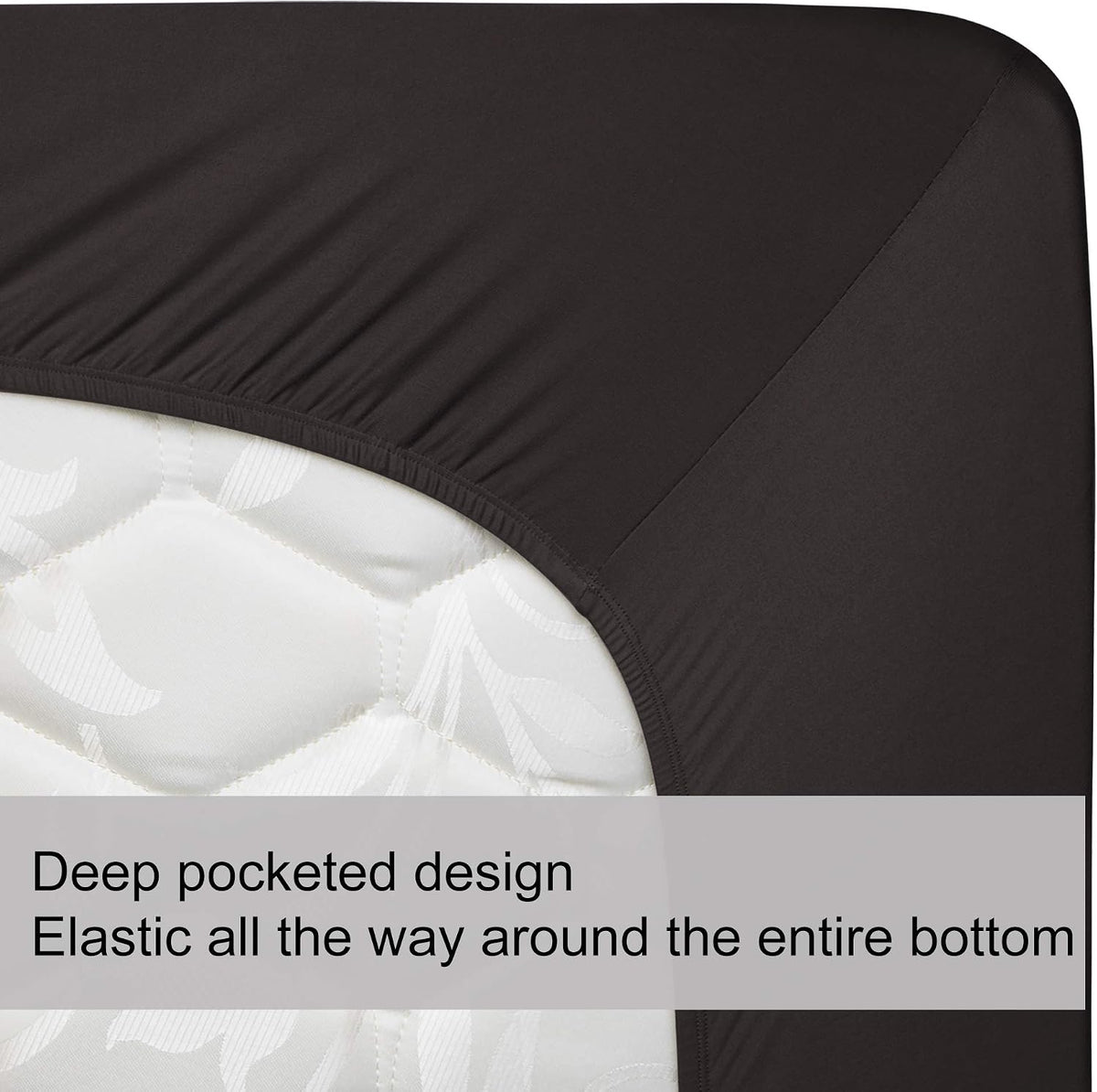 N&Y HOME stretch bed sheet fabric close-up shot