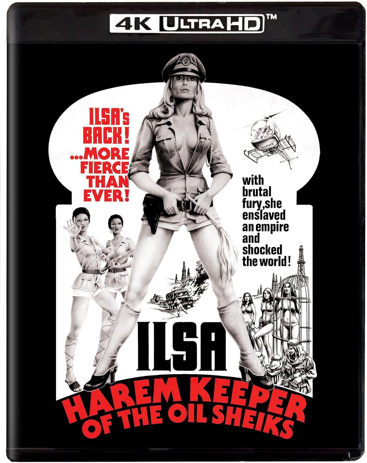Unknown Binding Ilsa Harem Keeper Of The Oil Sheiks physical disc packaging