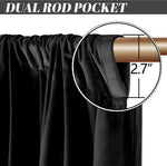 nanbowang thermal insulated drapes installed on window rod pocket