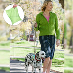 Compact dimensions of the Eliamo pet clean up bag holder and individual rolls