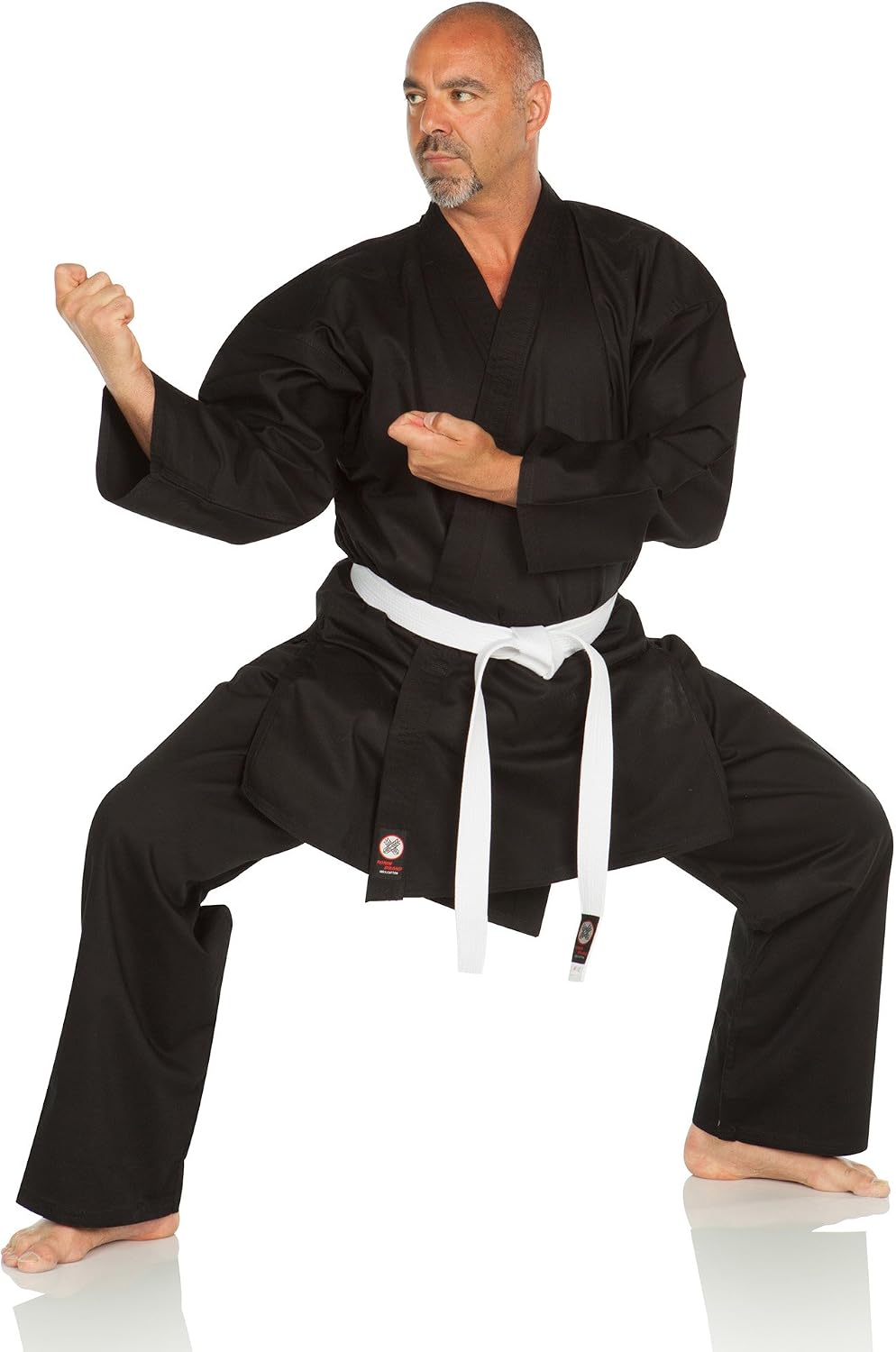 Ronin Brand medium weight karate uniform side profile