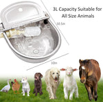Essilnn rust resistant automatic water trough for goats and horses