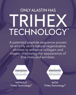 Close up of Alastin Reform And Repair ingredient list and details.