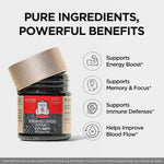 Korean red ginseng extract herbal tea preparation with warm water and honey