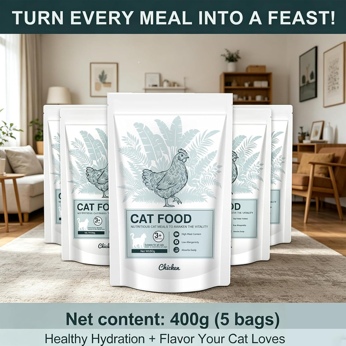 Dropy India authentic imported cat nutrition packaging