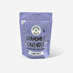 Steepers Only Slumber Party Chamomile Lavender Bedtime Herbal Tea front packaging view displaying product details