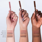 Long lasting creamy lip pencil by Milani showing the tip