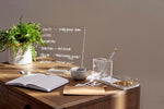 Russell+Hazel modern office workspace acrylic accessory set