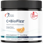 Designs for Health C+BioFizz Vitamin C Powder front view container for immune support