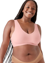 True & Co V-neck bra styled on mannequin for fit reference.