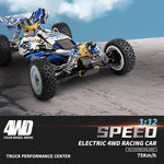 GoolRC WLtoys 124017 V2 high speed car chassis details