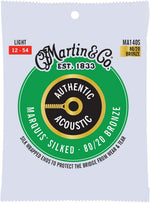 Martin Authentic Acoustic(R) Marquis(R) Silked Guitar Strings - Phosphor Bronze, Light Gauge | Warm, Balanced Tone with Bridge Protection | Silk-Wrapped Ball Ends - Image 11