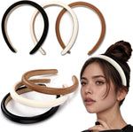 NARUNING 3 pieces padded leather headbands front view