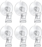 Pawfly aquarium suction cups with clips front view clear plastic fish feeding tool